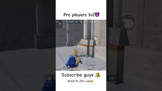 Pro players😈1v4clutch youtube youtubeshorts viralshort jhonathangaming mormore algamimg ore [upl. by Airdnna336]