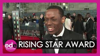 BAFTAs Rising Star Winner Michael Ward cant believe his life [upl. by Mackenzie42]