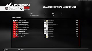 Assetto Corsa Competizione  Veteran Trophy amp Champion Trophy [upl. by Saied781]