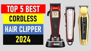 Top 5 Best Cordless Hair Clipper in 2024 [upl. by Ecineg]