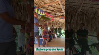 The Embera Tribe prepares a traditional lunch [upl. by Eimmot]