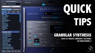 HOW TO  Omnisphere 2  Granular Synthesis [upl. by Damalis602]