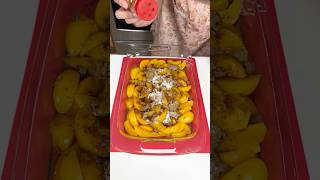 My mom taught me this easy dessert fall recipe easyrecipe dessert peach cake cooking [upl. by Annissa]