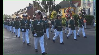 Schützenfest in Holzheim 2017 Aufmarsch zum Dienstagsabendfestzug [upl. by Elrak111]