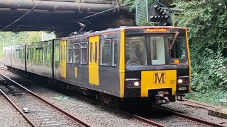 Tyne amp Wear Metro 4059 and 4043 entering Regent Centre 4924 [upl. by Tracee]