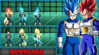 đź”µVegeta Transform Base SSJ SSJ2 SSG SSB SSBB By Viniciusonico [upl. by Flanna]