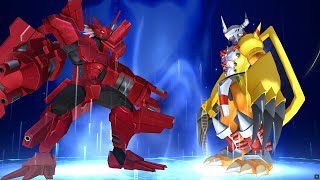 BlitzGreymon  WarGreymon evolve OmegamonBWM and Skill Digimon Cyber Sleuth Mod [upl. by Ahsinod]