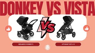 UPPAbaby Vista V2 vs Bugaboo Donkey 5  Stroller Review  Stroller Comparison [upl. by Nnairret]