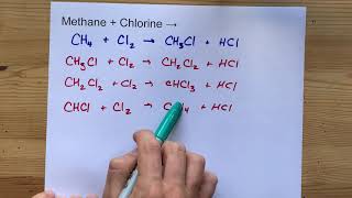 Methane  Chlorine   CH4Cl2 [upl. by Roselba]