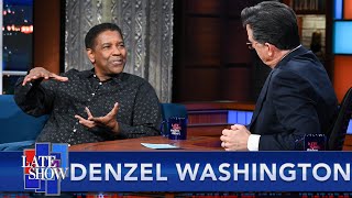 Denzel Washington Isnt Afraid To Say quotMacbethquot Out Loud In A Theater [upl. by Atteuqaj]