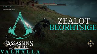 ZEALOT BEORHTSIGE AC VALHALLA  ZEALOT LOCATION  HOW TO KILL BEORHTSIGE  ASSASSINS CREED VALHALLA [upl. by Grimes]