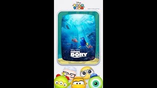 Tsum Tsum November event 2017  3rd Pixar puzzle Finding Dory complete [upl. by Alleiram]