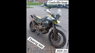 Coalville loop on Adventure bike Tuareg 660 [upl. by Benedix]