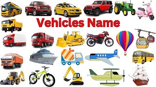 Transport  Vehicles Name for Toddlers and Kids  Part 2 [upl. by Astri]