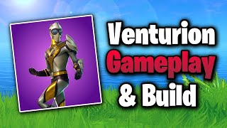 Fortnite Stw Venturion Gameplay and Build [upl. by Einnoj]