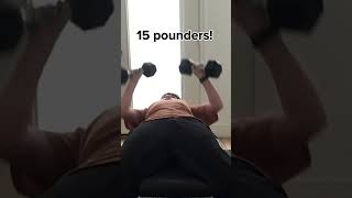 15 pounders excercise exercisemotivation motivation workout weightlifting [upl. by Aohsoj]