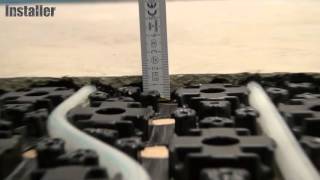 How to retrofit Underfloor Heating with Uponor Minitec [upl. by Shinberg737]