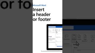 HOW TO ADD HEADER amp FOOTER ON MS WORDMSOFFICE PRO microsoftoffice words msoffice foryou viral [upl. by Si]