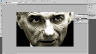 Adobe Photoshop CS4 Tutorial Dynamic Black And White Photo Edit [upl. by Putscher160]