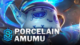 Porcelain Amumu Skin Spotlight  League of Legends [upl. by Cinamod3]