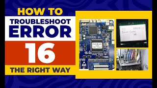 HOW TO TROUBLESHOOT XP600 ERROR 16 THE RIGHT WAY [upl. by Stalder370]