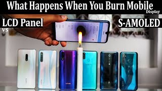 Burning Mobile  LCD vs SAMOLED what happens when you burn mobile [upl. by Kenn]