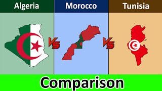 Algeria vs Morocco vs Tunisia  Comparison  Datadotcom [upl. by Barbie]