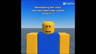 Roblox Base Wars the most nostalgic game on roblox nostalgiarobloxcapcut [upl. by Aloisius629]