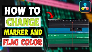 How To Change Marker And Flag Color In Davinci Resolve [upl. by Allemahs]