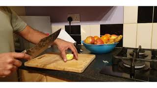 sharpest knife for all kitchen purposes Fubinaty 8quot knife review [upl. by Siradal980]