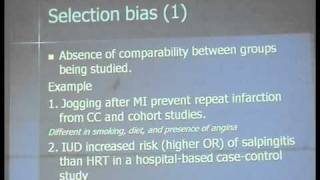 Association Causalty Bias and Interaction 7Oct2010 [upl. by Verbenia]