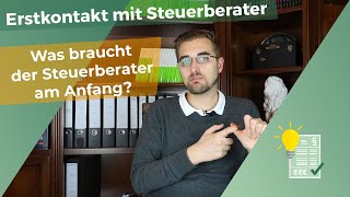 Das braucht der Steuerberater am Anfang [upl. by Einnahc]