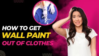 옷에 묻은 수성페인트 지우기How to remove water paint from clothes [upl. by Eamaj]