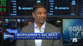 Novartis CEO We expect our six key drugs to grow ahead of analyst expectations [upl. by Londoner]