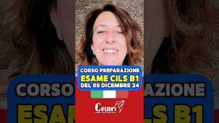 Corsi Online di Preparazione all’Esame CILS B1 Cittadinanza  del 5 Dicembre 🇮🇹 cittadinanza [upl. by Combe]