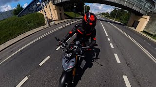 Ducati Streetfighter V4S Moscow ride [upl. by Eenat775]