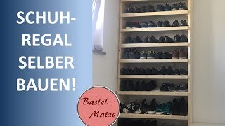 Schuhregal selber bauen [upl. by Hackathorn]