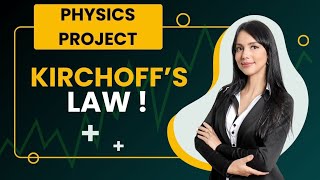 Kirchoffs Law class 12 physics investigatory project  kirchoffslaw physicspractical physics [upl. by Lydnek]