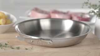 AllClad® d5 Brushed Stainless Steel Skillets [upl. by Keithley]