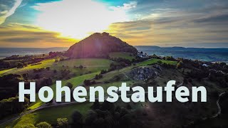 Hohenstaufen from above  Der Hohenstaufen in Göppingen von oben Cinematic Video [upl. by Searcy234]