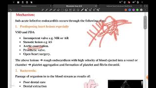 Ch 6 Cardiology Infective endocarditis [upl. by Xila]