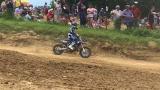 Yamaha 65cc junior rider Jayson van Drunen [upl. by Llydnek]