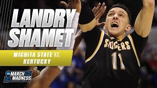 Landry Shamet scores 20 as Wichita State challenges Kentucky [upl. by Aysahc]