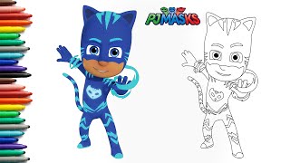 How To Draw Catboy PJ Masks Drawing  Easy Step by Step PJ Masks Connor Sketching  PJ Mask Official [upl. by Bat496]