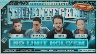 Luda Chris JT Linglin JBoogs amp Mike X Play HIGH STAKES POKER  Commentary by Christian Soto [upl. by Kulda]