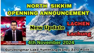 North Sikkim Update Gangtok Weather Today News for North Sikkim Opening NortheastLiveYT [upl. by Fakieh]