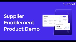 Supplier Enablement Demo  Streamlined Data Access for Banks with Codat [upl. by Lj839]