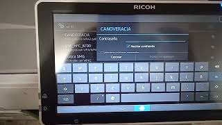 Conectar Ricoh mpc2504 a una red wifi [upl. by Berthold]