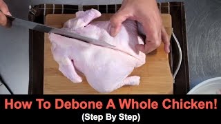 How to Debone a Whole Chicken Sous Vide Chicken Ballotine Recipe [upl. by Paschasia]