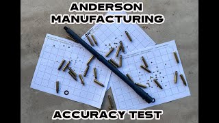 Anderson AR15 Barrel Accuracy Review [upl. by Cheyney]